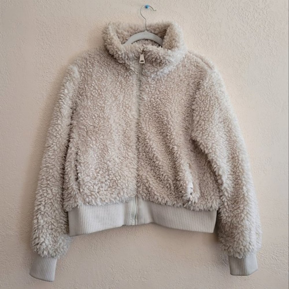 Zara TRF Fluffy Teddy Bomber